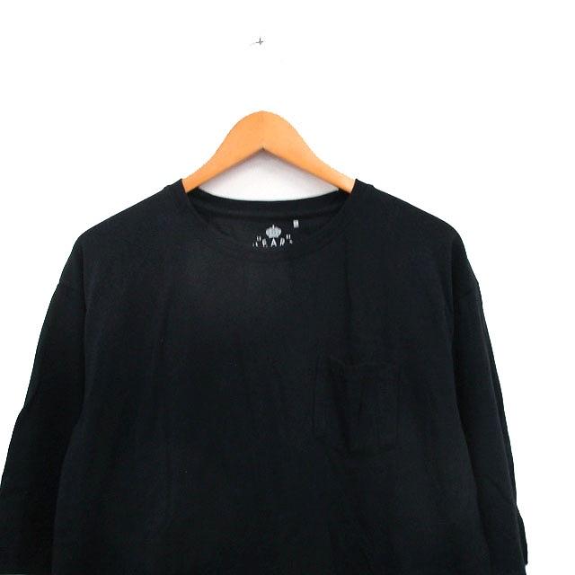 メニポケット Many Pockets 黒長袖カットソー 40サイズ メニポケット Many Pockets 黒長袖カットソー 40サイズ メニ