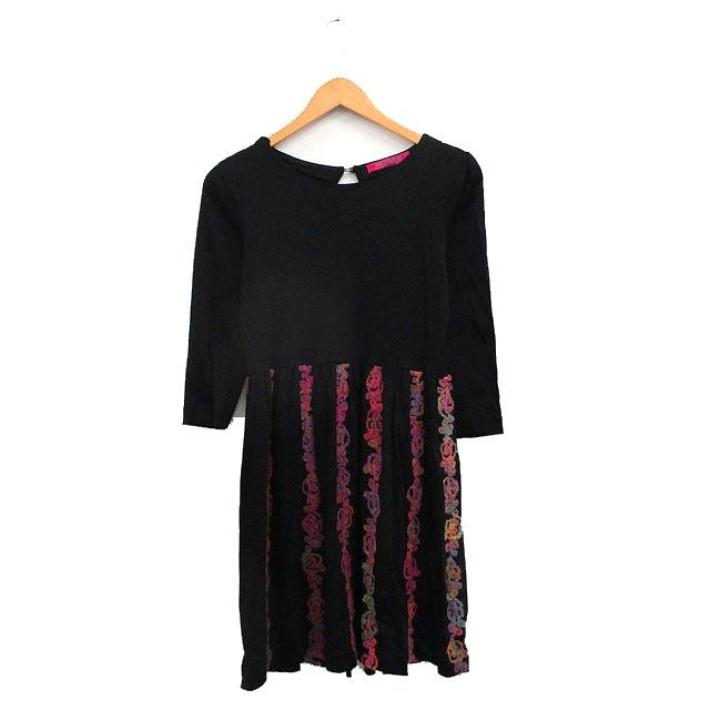 【レア】ドーリーガール バイ アナスイ　ニット アームウォーマー　グレー/刺繍 レア】ドーリーガール バイ アナスイ ニット アームウォーマー