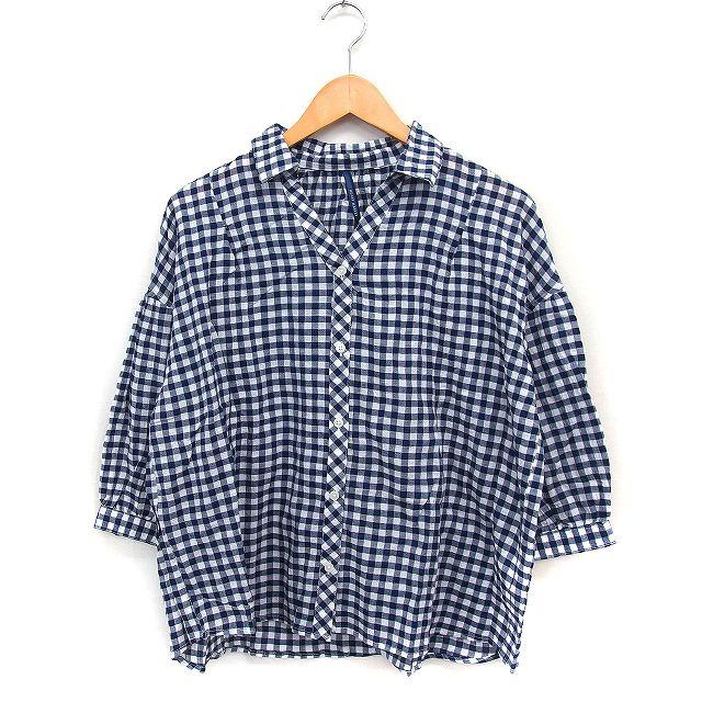 ハートマーケット HEART MARKET ギンガムチェック シャツ ブラウス 5分