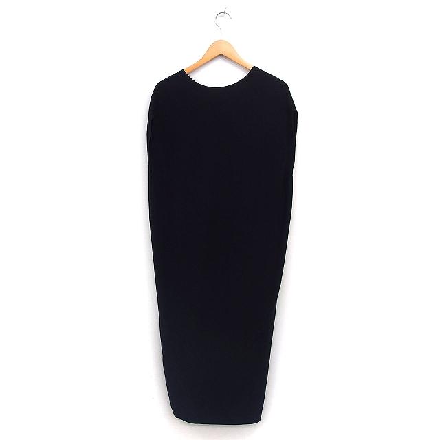 mame kurogochi サイズ1 ノースリーブニットワンピース ブラック ユニクロ マメクロゴウチ 3Dニットワンピース ノースリーブ ブラック L