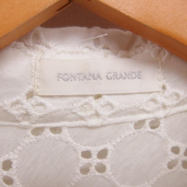 フォンタナグランデ FONTANA GRANDE チュニック ブラウス カットワーク