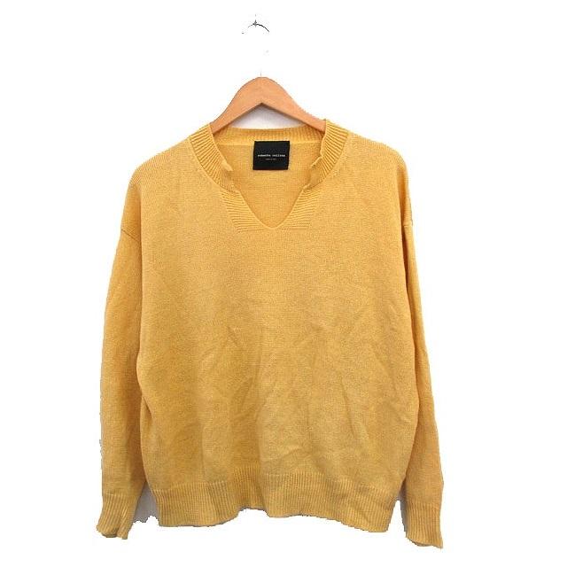 ロベルトコリーナ ROBERTO COLLINA ニット セーター 長袖 キーネック 