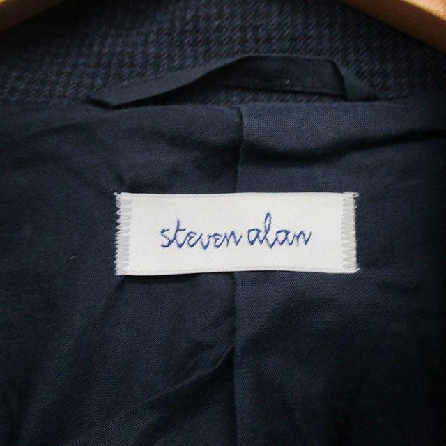 スティーブンアラン チェスターコート ウール ウエストベルト ネイビー M スティーブンアラン チェスターコート ウール ウエストベルト ネイビー M