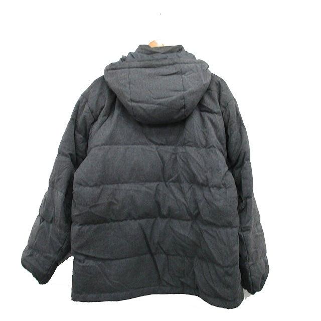 EDWIN（エドウィン） ダウン ジャケット フード シンプル XL グレー 灰 