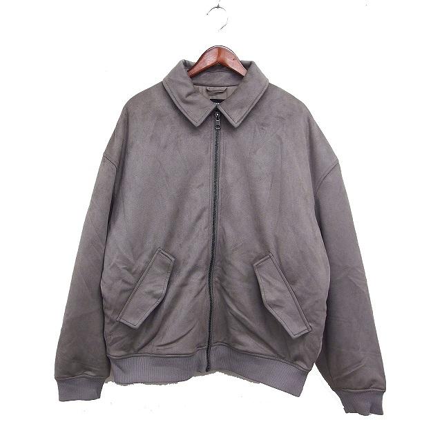 ZARA（ザラ） スエードライク 中綿 ジャンパー ブルゾン アウター 無地 