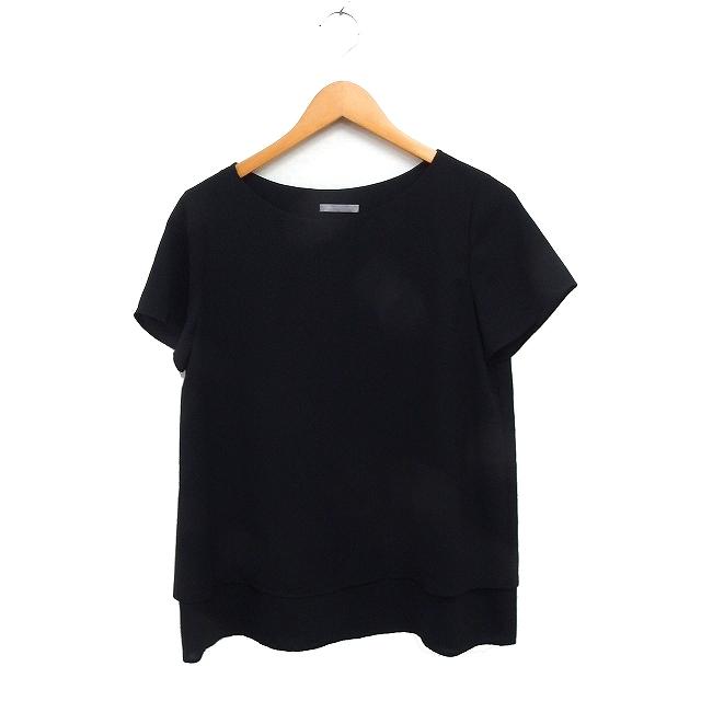 セオリーリュークス 半袖ブラウス サイズ040 theory luxe セオリーリュクス 半袖 ブラウス ボートネック 無地
