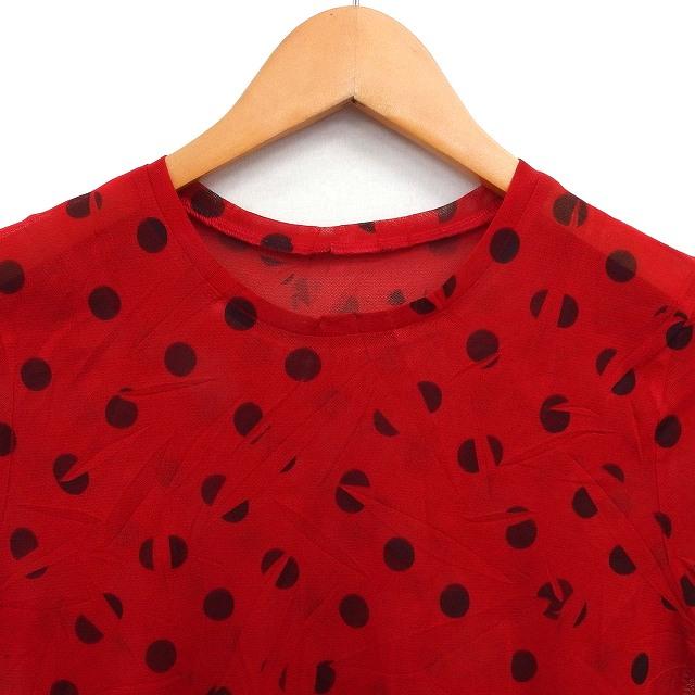 t.b ティービー センソユニコ クルーネック カットソー Tシャツ 透け感 