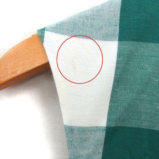 レッセパッセ LAISSE PASSE チェック フレア ワンピース ロング リボン