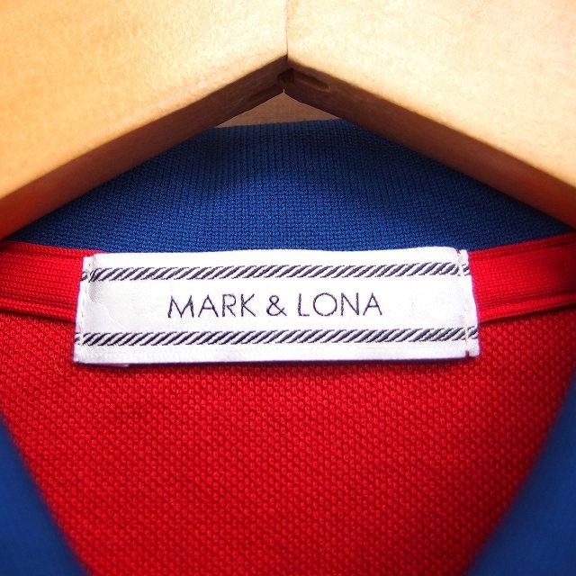マーク＆ロナ MARK&LONA ポロシャツ ドクロワッペン 半袖 鹿の子