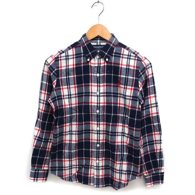 【新品】ジムフレックス　長袖チェックシャツ　ネルシャツ　フランネルシャツ　16 ジムフレックス Gymphlex ネルシャツ フランネルシャツ チェック
