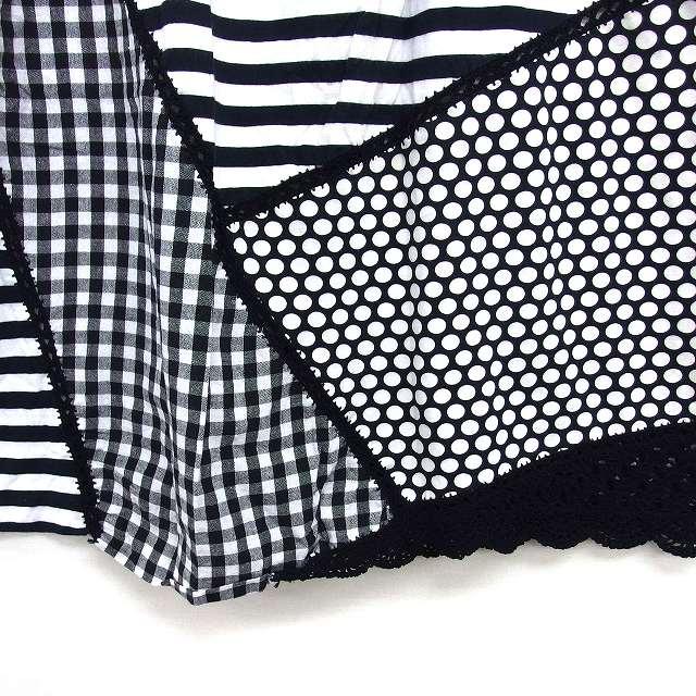 アルベロベロ パッチワーク スカート フレア ミモレ丈 アルベロベロ ALBEROBELLO olleborebla パッチワーク スカート