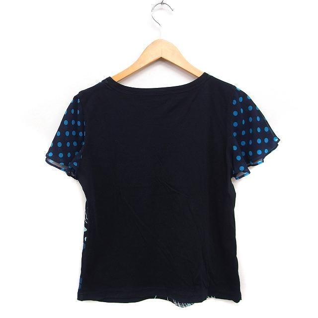 トクコプルミエヴォル チュニック 黒色 黒の水玉 9ごう トクコプルミエ