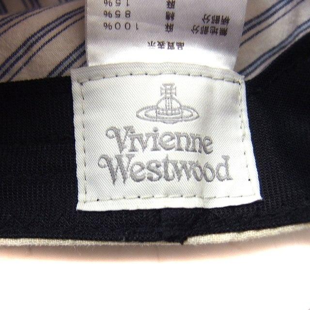 ヴィヴィアン・ウエストウッドのリネン帽子 ○△□ Vivienne Westwood ヴィヴィアンウエストウッド 国内正規品