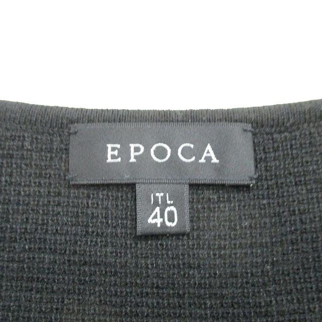 エポカ EPOCA ニット セーター 半袖 Vネック シルク シンプル 40