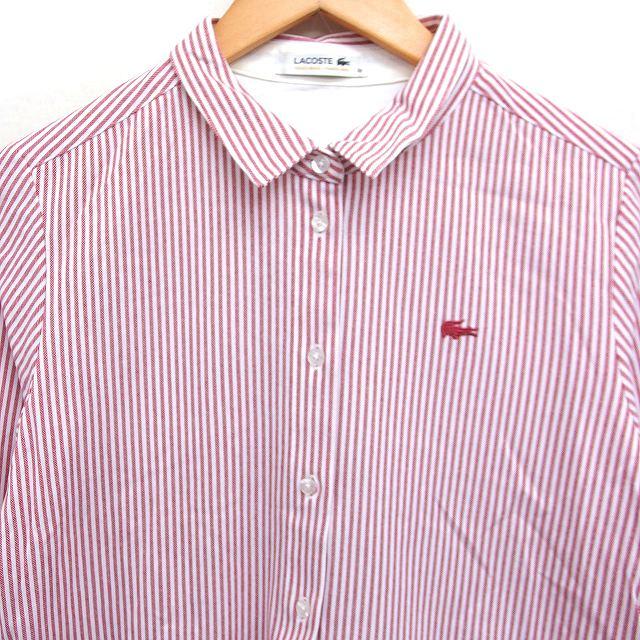 LACOSTE（ラコステ） 国内正規品 ストライプ シャツ 長袖 ロゴマーク 