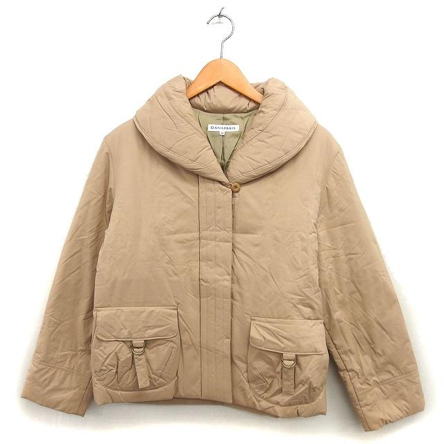 ダナパリ DANAPARIS 中綿 ジャケット ビッグカラー 比翼仕立て 総裏地 