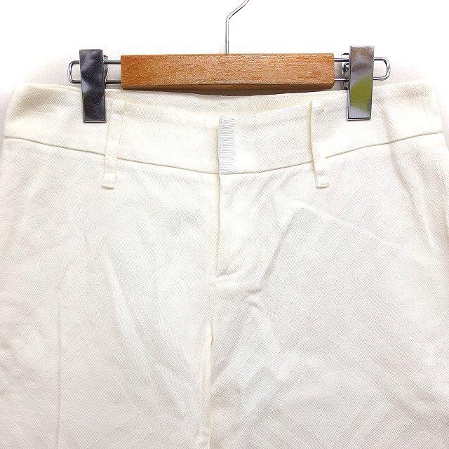 新品タグ付き TO BE CHIC パンツ トゥービーシック TO BE CHIC チェック柄 クロップド パンツ コットン