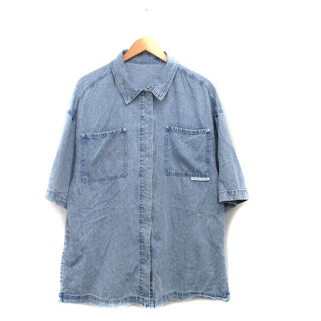 レプシィム ローリーズファーム LEPSIM LOWRYS FARM デニム シャツ