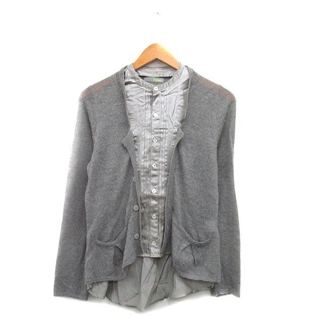 センソユニコ i+mu カーディガン i+mu センソユニコ チェック リボン