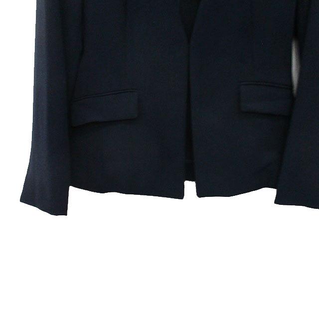 プラステ PLST ノーカラージャケット シンプル M ネイビー 紺 /KT15