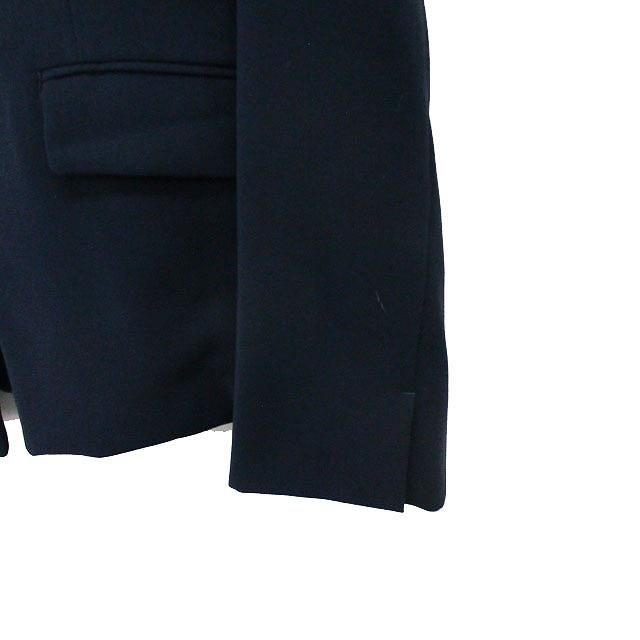 プラステ PLST ノーカラージャケット シンプル M ネイビー 紺 /KT15