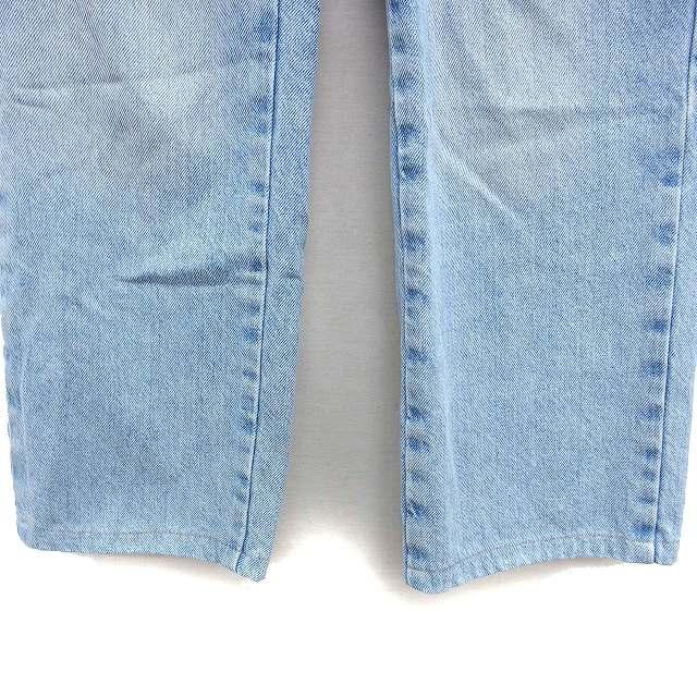 ZARA（ザラ） デニム ジーンズ ストレート ウォッシュ加工 ジップ