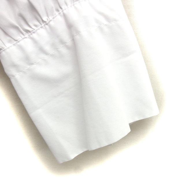 ドゥクラッセ DoCLASSE ステンカラー シャツ ブラウス 比翼仕立て