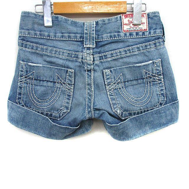トゥルーレリジョン TRUE RELIGION デニム ショート パンツ ロール