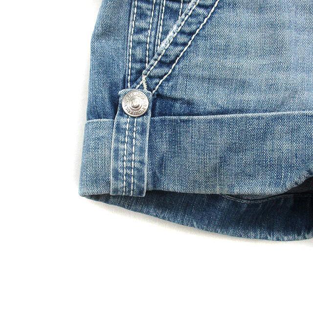 トゥルーレリジョン TRUE RELIGION デニム ショート パンツ ロール