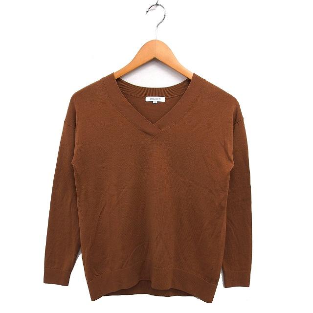 プラステ PLST ウール ニット セーター Vネック リブ ハイゲージ 長袖