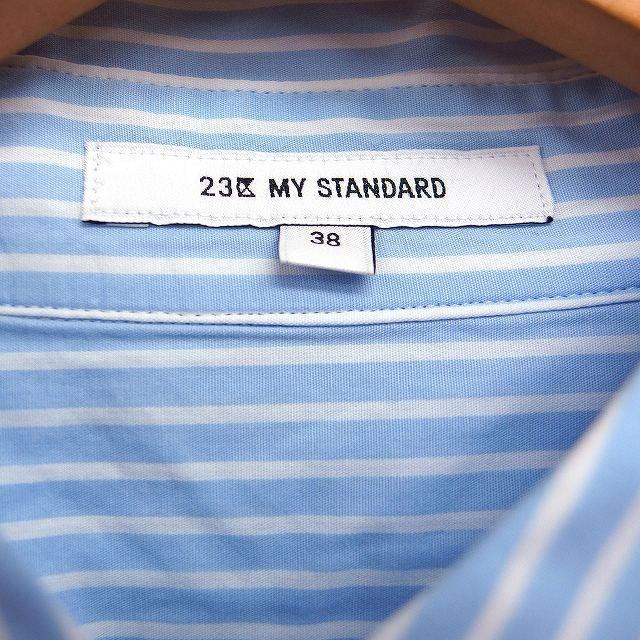 23区（ニジュウサンク） オンワード樫山 ストライプ シャツ ワンピース