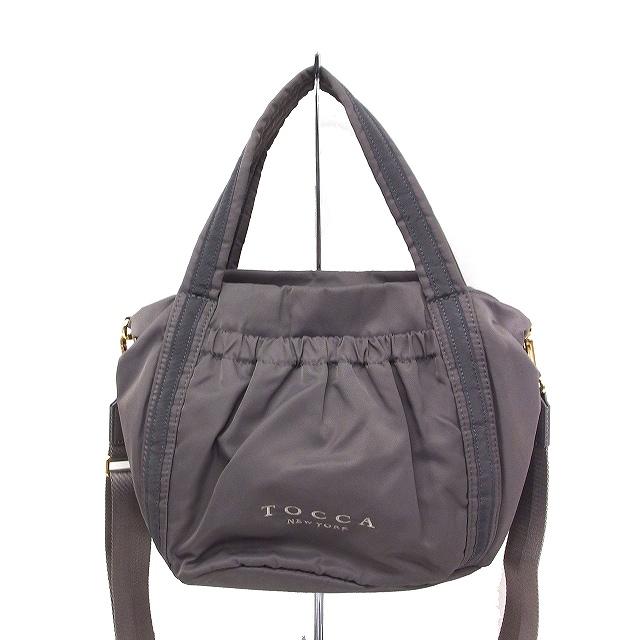 トッカ TOCCA ショルダー付き 2WAY ミニ トートバッグ ナイロン 