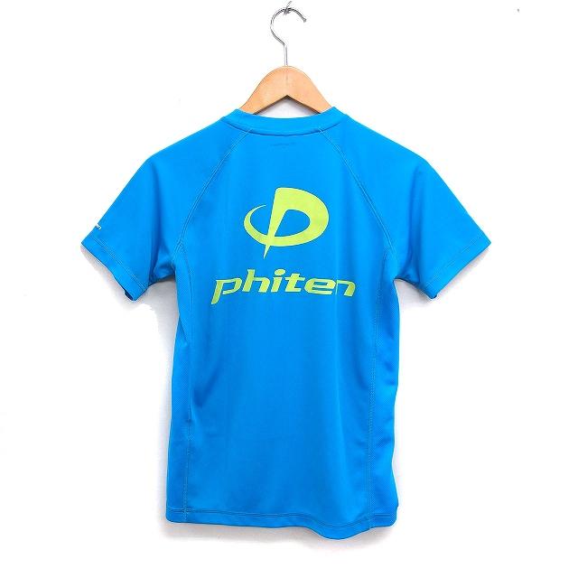 ファイテン Phiten プリント Tシャツ 半袖 丸首 バレーボール S