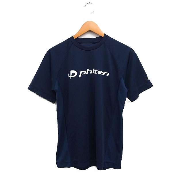 ファイテン Phiten プリント Tシャツ 半袖 丸首 バレーボール S
