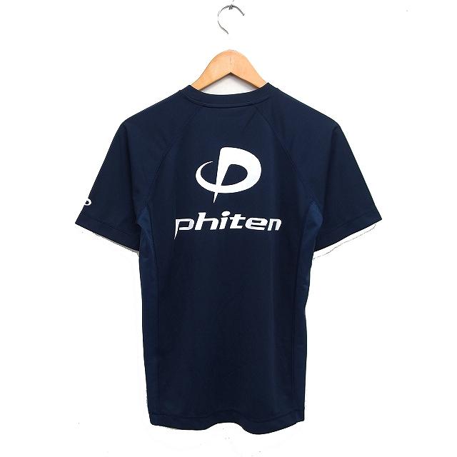 ファイテン Phiten プリント Tシャツ 半袖 丸首 バレーボール S