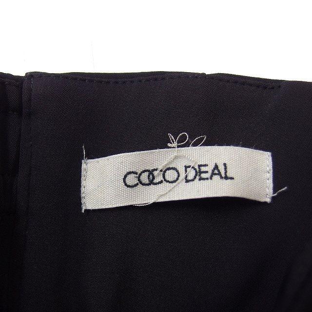 ココディール COCO DEAL 素材切替 マーメイド スカート ロング丈 配色