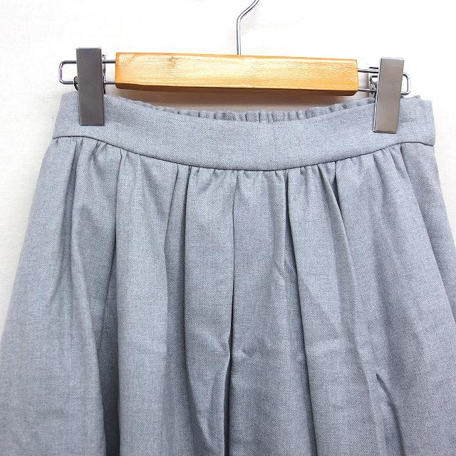 マーリエパーエフデ Maglie par ef-de タック フレア スカート ミディ