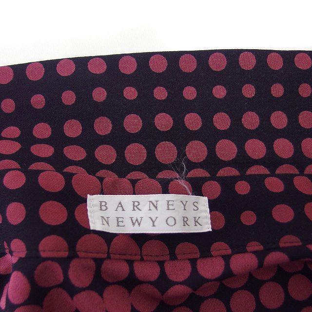 バーニーズニューヨーク BARNEYS NEW YORK ドット柄 ラップ ワンピース