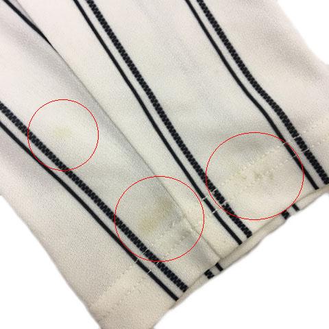 中古 ムルーア Murua カーディガン コーディガン ロング ストライプ 前開き 長袖 F 白 黒 ホワイト ブラック レディース ベクトル 古着 173 ブランド古着販売のベクトル 通販 Yahoo ショッピング