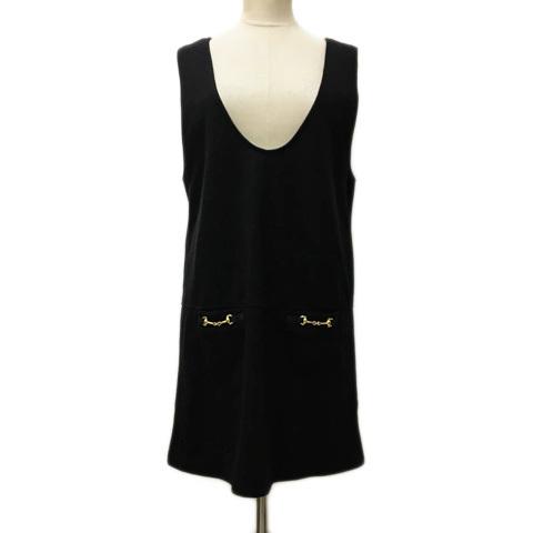 ロペピクニック Rope Picnic ワンピース ジャンパースカート Iライン ミニ 無地 ノースリーブ 38 黒 ブラック レディース 173 ブランド古着販売のベクトル 通販 Yahoo ショッピング