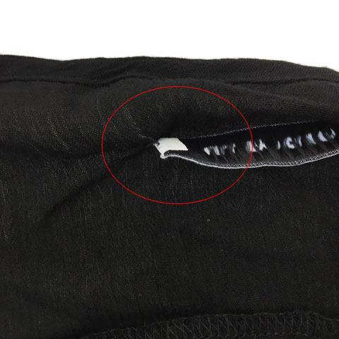 中古 アズールバイマウジー Azul By Moussy カーディガン Vネック ロング 無地 長袖 S 黒 ブラック レディース ベクトル 古着 未使用品