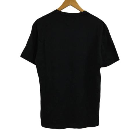 ザラ ZARA Tシャツ カットソー ラウンドネック プリント 半袖 USA M 黒 紫 ブラック パープル メンズ｜vectorpremium｜04