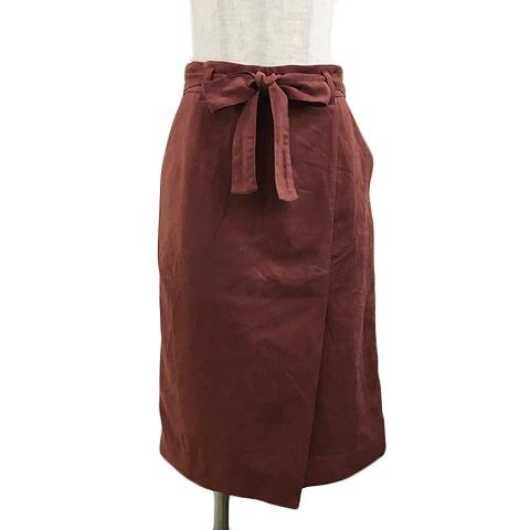 ジャスグリッティー JUSGLITTY スカート タイト 膝丈 無地 スリット