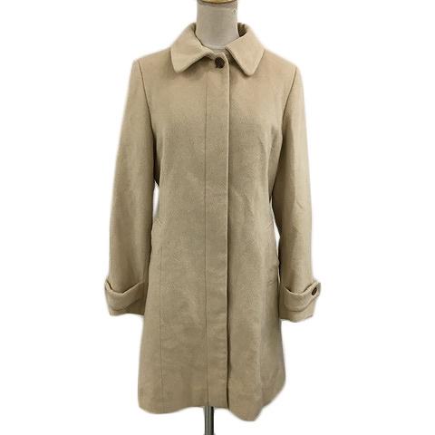 キース KEITH コート ステンカラー ミドル アンゴラ ファー 無地 比翼  