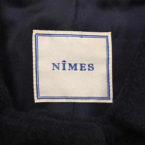 ニーム NIMES コート ステンカラー シングル 比翼仕立て ロング ニーム NIMES コート ステンカラー シングル 比翼仕立て ロング