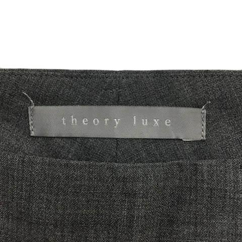 セオリーリュクス theory luxe パンツ スラックス テーパード ロング ウール 無地 38 グレー レディース｜vectorpremium｜05