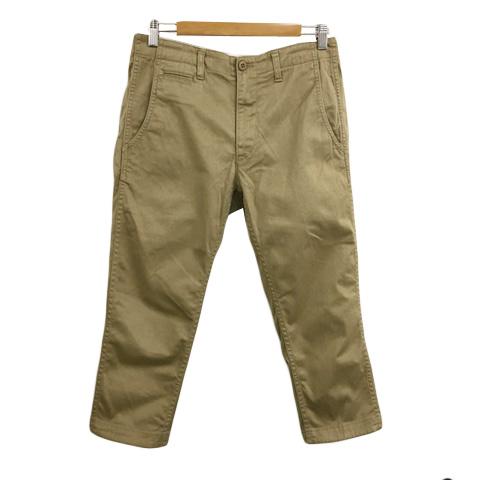 シップス SHIPS パンツ チノ テーパード クロップド 無地