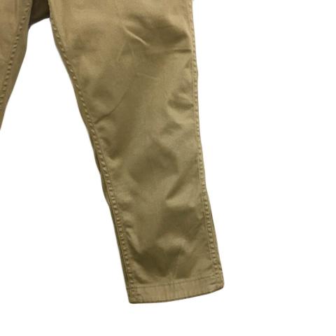 SHIPS　チノパン.ベージュ シップス SHIPS パンツ チノ テーパード クロップド 無地