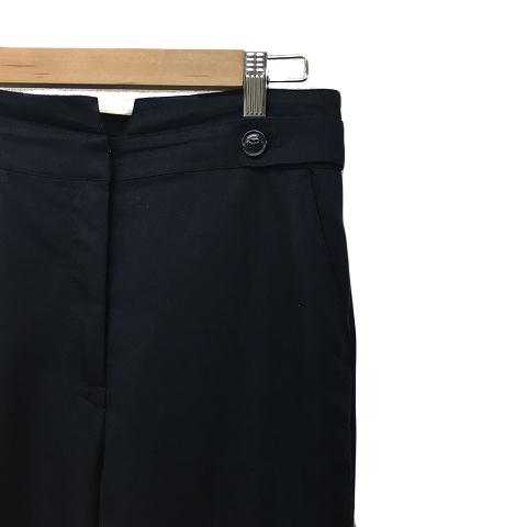 【美品】ナチュラルビューティーベーシック　セットアップ　パンツ　ネイビー　M ストレッチツイルセットアップシリーズ テーパードパンツ