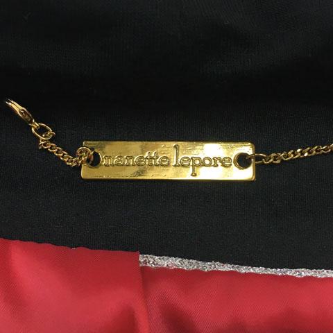 ナネットレポー nanette lepore ジャケット ショールカラー 前開き 